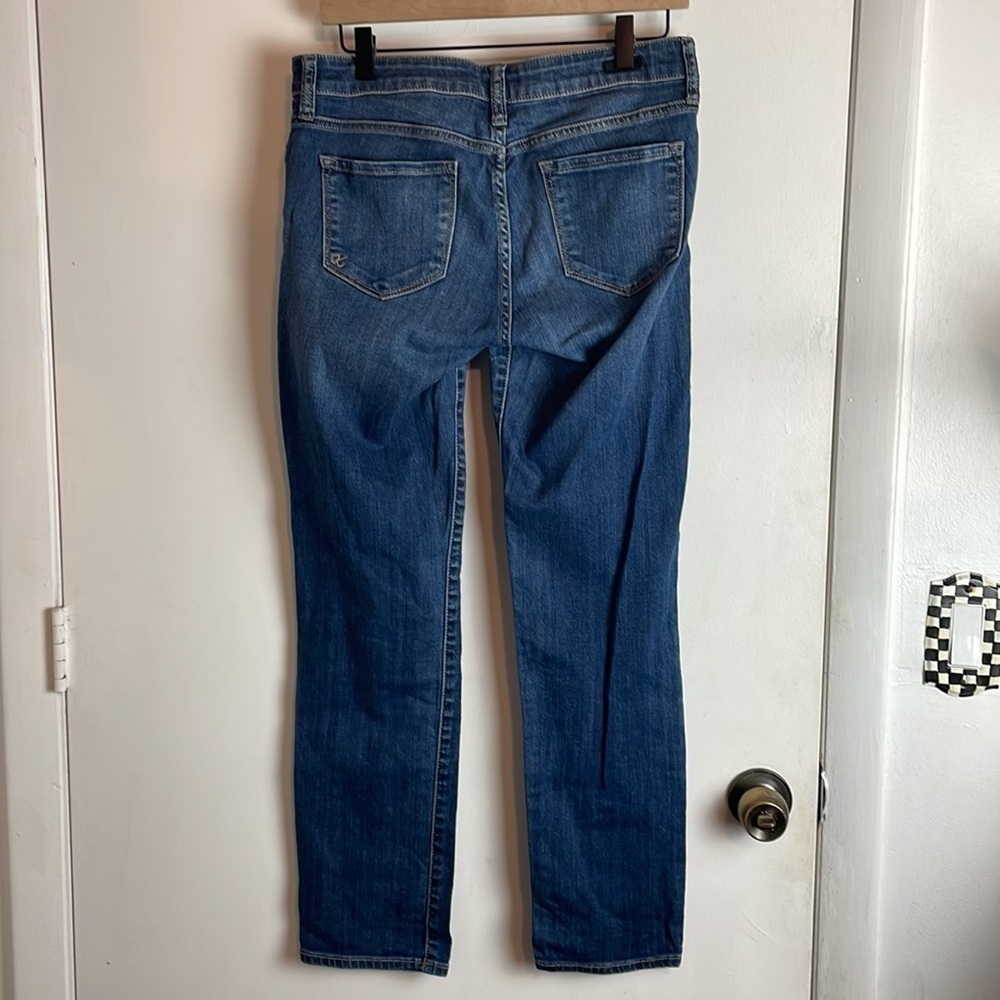 Kut From the Kloth Medium Wash Slightly Distressd Skinny Jeans 6 / 28W 30L - Picture 6 of 10